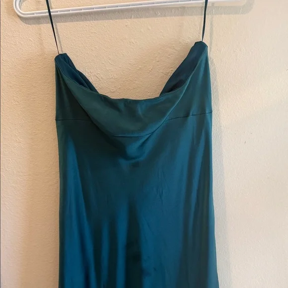 Reformation 💯 silk Teal Midi Dress - Picture 9 of 13